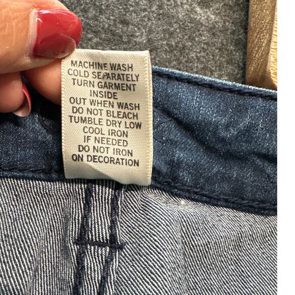 Vintage Y2K Cache Lace up Embellished Jeans, Size 6, Like New - Picture 5 of 8